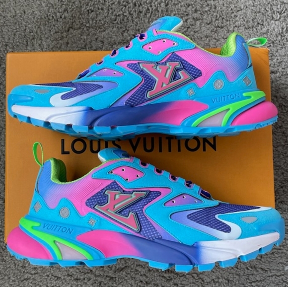 Louis Vuitton Other - Louis Vuitton Runner Tatic sneaker blue pink green men's size 12